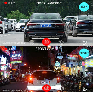 Sameuo U750 Dash Cam Rear View GPS Dashcam WIFI Car Camera 1440P 4K Video Recorder Reverse Dvr 24H Parking Monitor