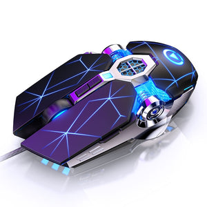 Gaming Keyboard Gaming Mouse Mechanical Feeling RGB LED Backlit