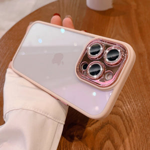 UTOPER Luxury Clear HD Glitter Diamond Phone Case For iPhone r