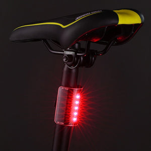 Smart Sensing Bicycle Taillight Waterproof Mtb Rear Tail Light LED USB Rechargeable Cycling Lamp Portable Light Bike Accessories